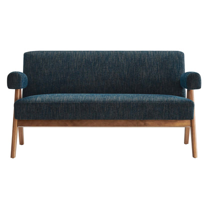 Lyra Fabric Loveseat by Furniture For America