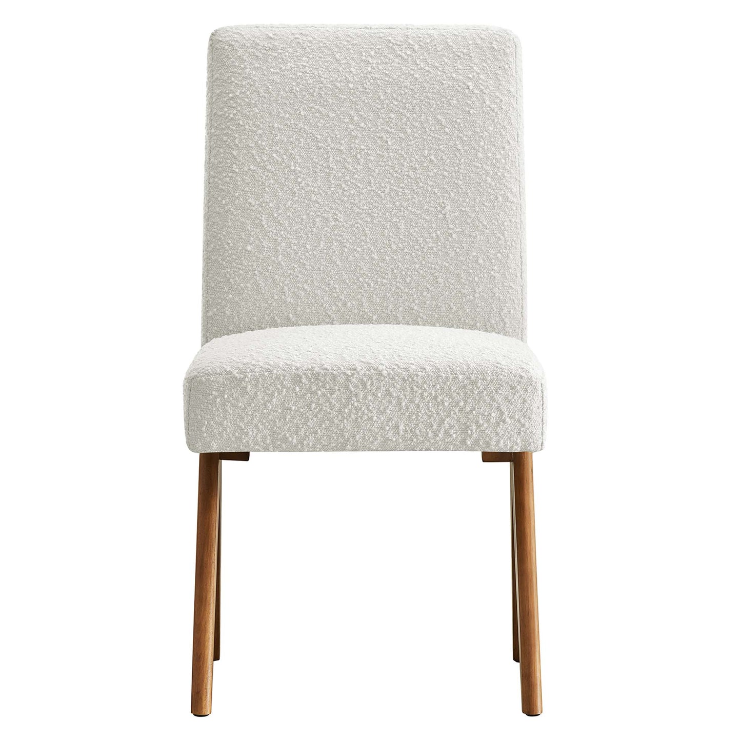 Lyra Boucle Fabric Dining Room Side Chair Set of 2 by Furniture For America