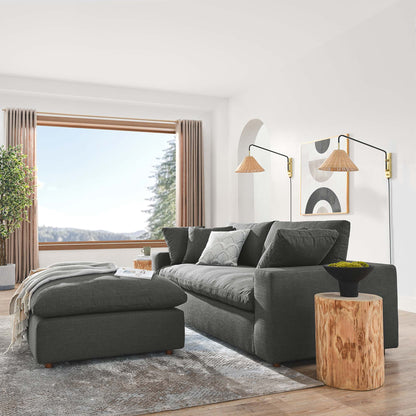 Commix Down Filled Overstuffed Sectional Sofa by Furniture for America