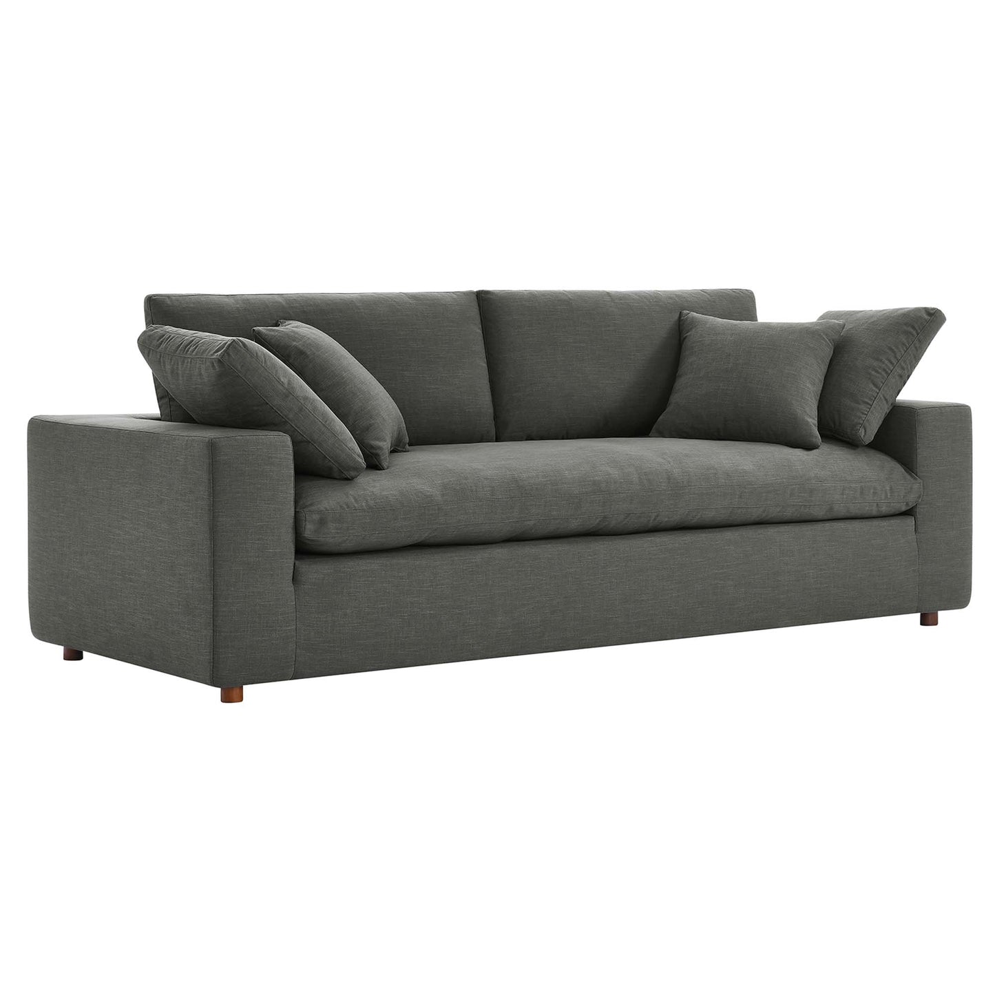 Commix Down Filled Overstuffed Sectional Sofa by Furniture for America