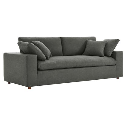 Commix Down Filled Overstuffed Sectional Sofa by Furniture for America
