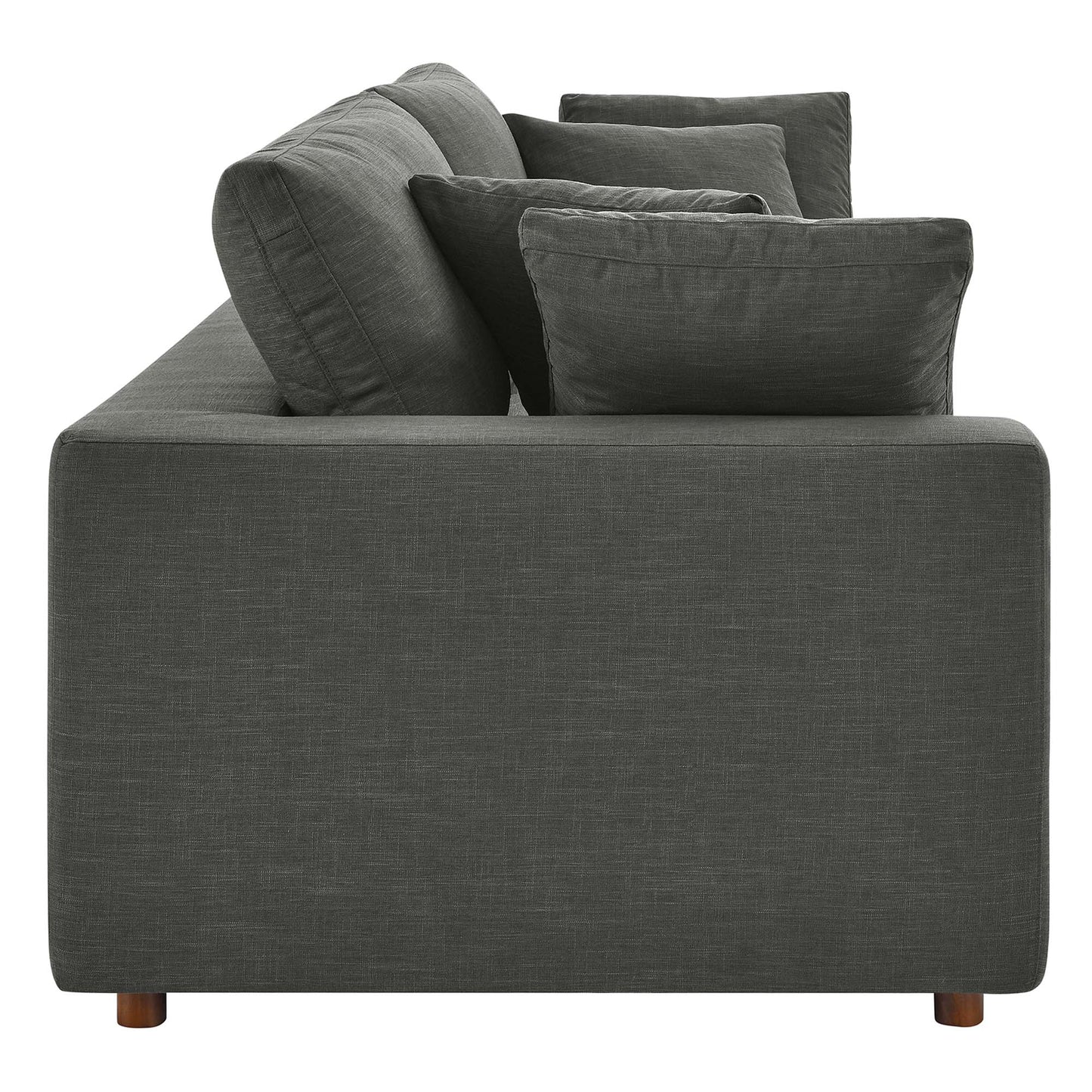 Commix Down Filled Overstuffed Sectional Sofa by Furniture for America