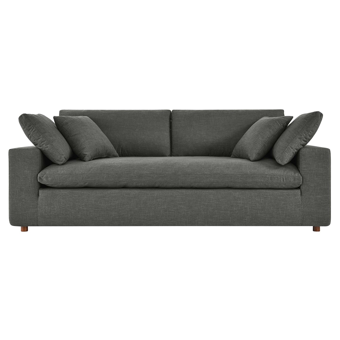 Commix Down Filled Overstuffed Sectional Sofa by Furniture for America