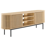 Hollis 71" TV Stand in Oak