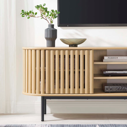 Fortitude 71" TV Stand in Oak