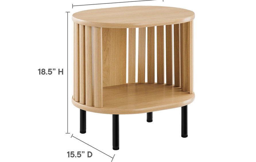 Hollis Side Table in Oak