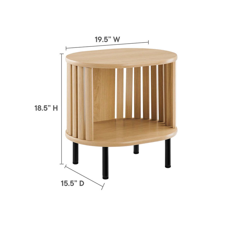 Hollis Side Table in Oak
