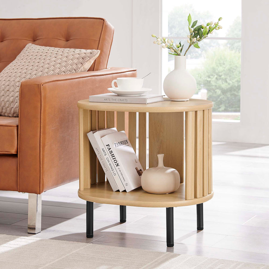 Hollis Side Table in Oak