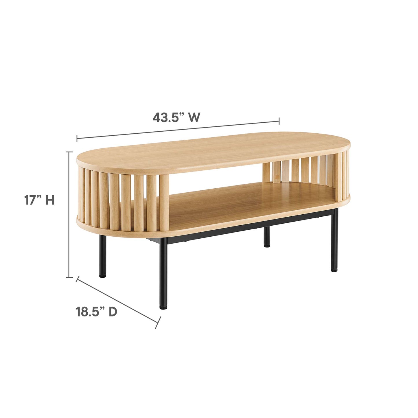 Fortitude Wood Coffee Table by Furniture For America