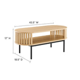 Hollis Wood Coffee Table in Oak