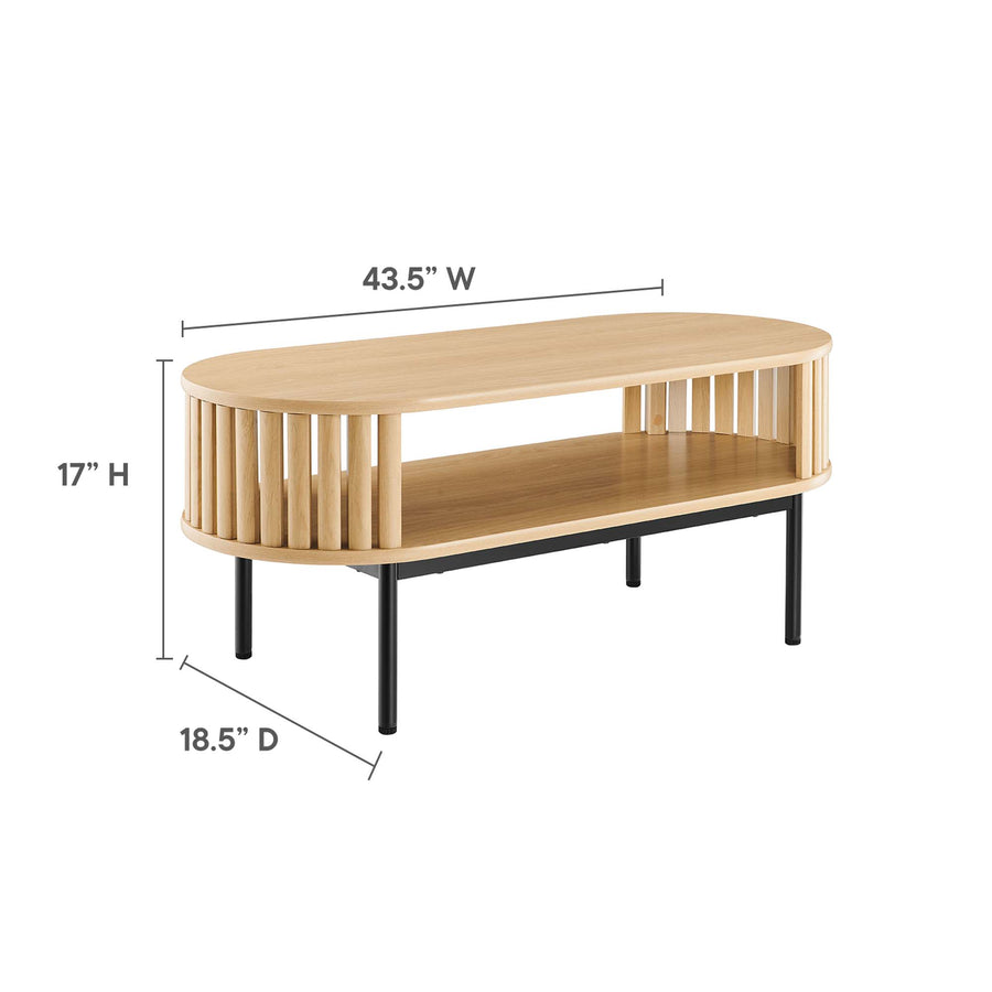 Hollis Wood Coffee Table in Oak