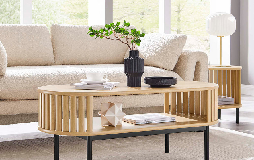 Hollis Wood Coffee Table in Oak