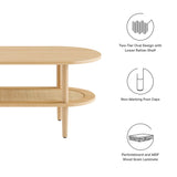 Touriga Oval Coffee Table in Oak