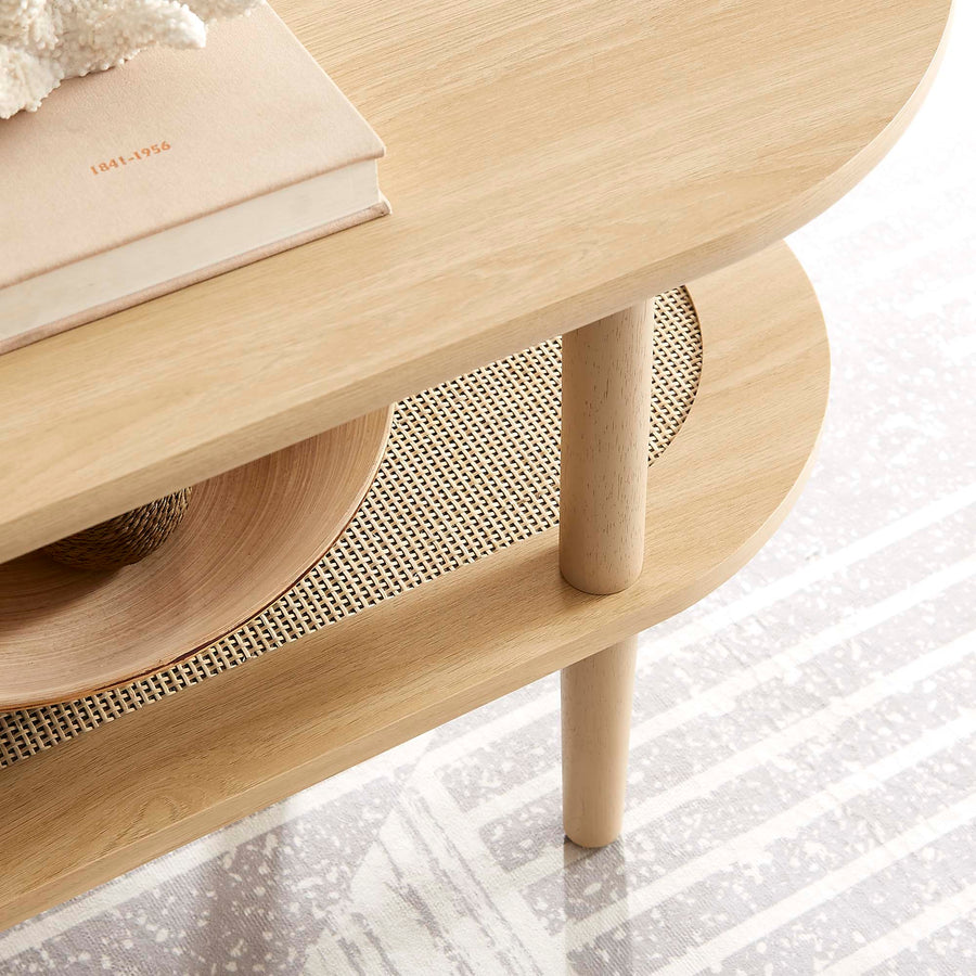 Touriga Oval Coffee Table in Oak