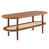 Touriga Oval Coffee Table in Walnut