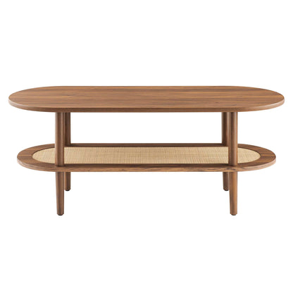 Torus Oval Coffee Table by Furniture For America
