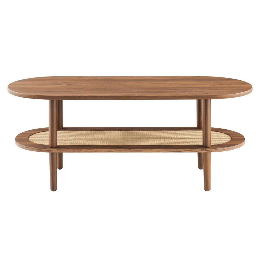 Touriga Oval Coffee Table in Walnut