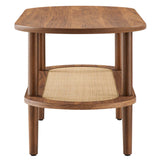 Touriga Oval Coffee Table in Walnut
