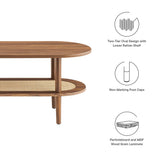 Touriga Oval Coffee Table in Walnut