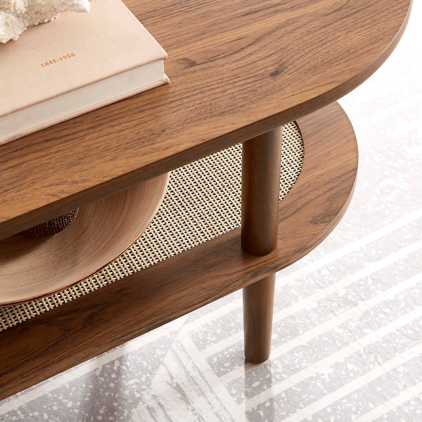 Torus Oval Coffee Table by Furniture For America