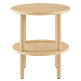 Touriga Round Side Table in Oak