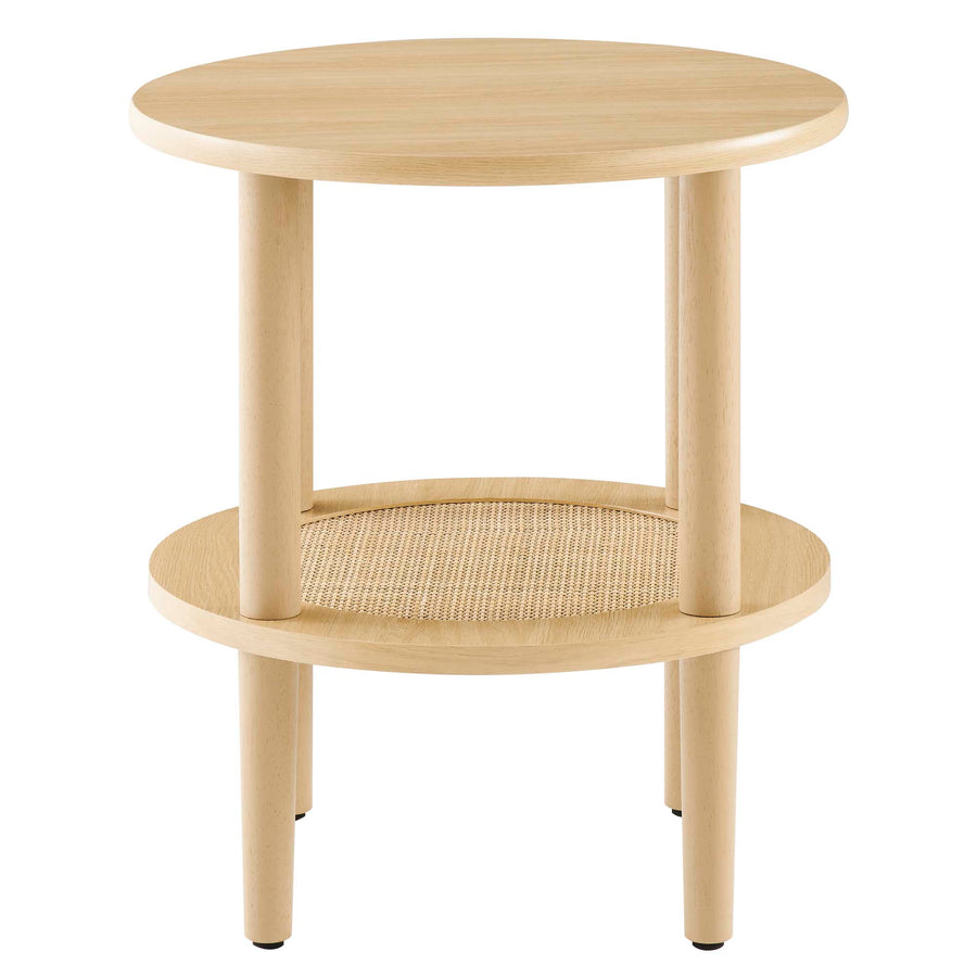 Touriga Round Side Table in Oak