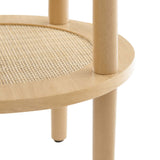 Touriga Round Side Table in Oak