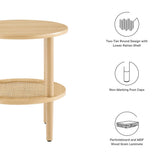 Touriga Round Side Table in Oak