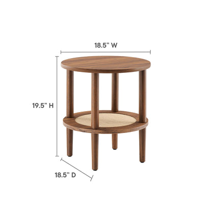 Torus Round Side Table by Furniture For America