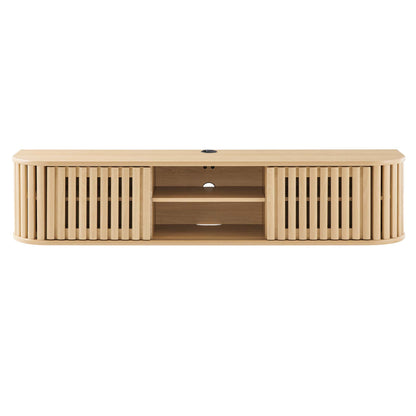 Fortitude 63" Wall-Mounted TV Stand by Furniture For America