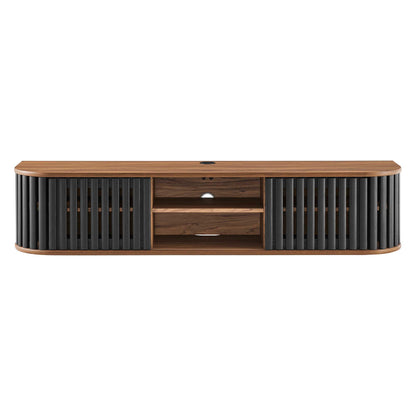 Fortitude 63" Wall-Mounted TV Stand by Furniture For America