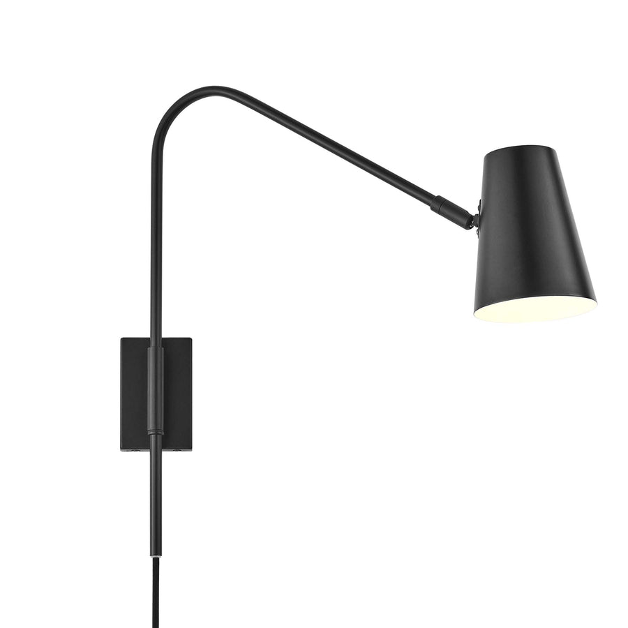 Ophelia Metal Wall Sconce in Black