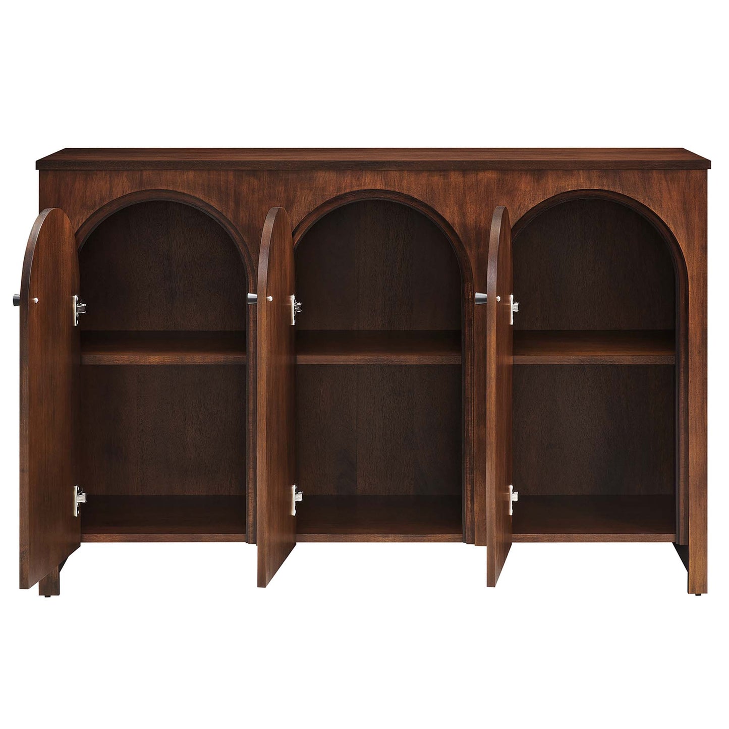 Appia 3-Door Arched Door Sideboard Storage Cabinet by Furniture For America