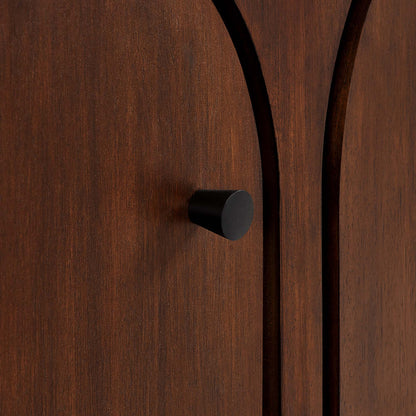 Appia 3-Door Arched Door Sideboard Storage Cabinet by Furniture For America