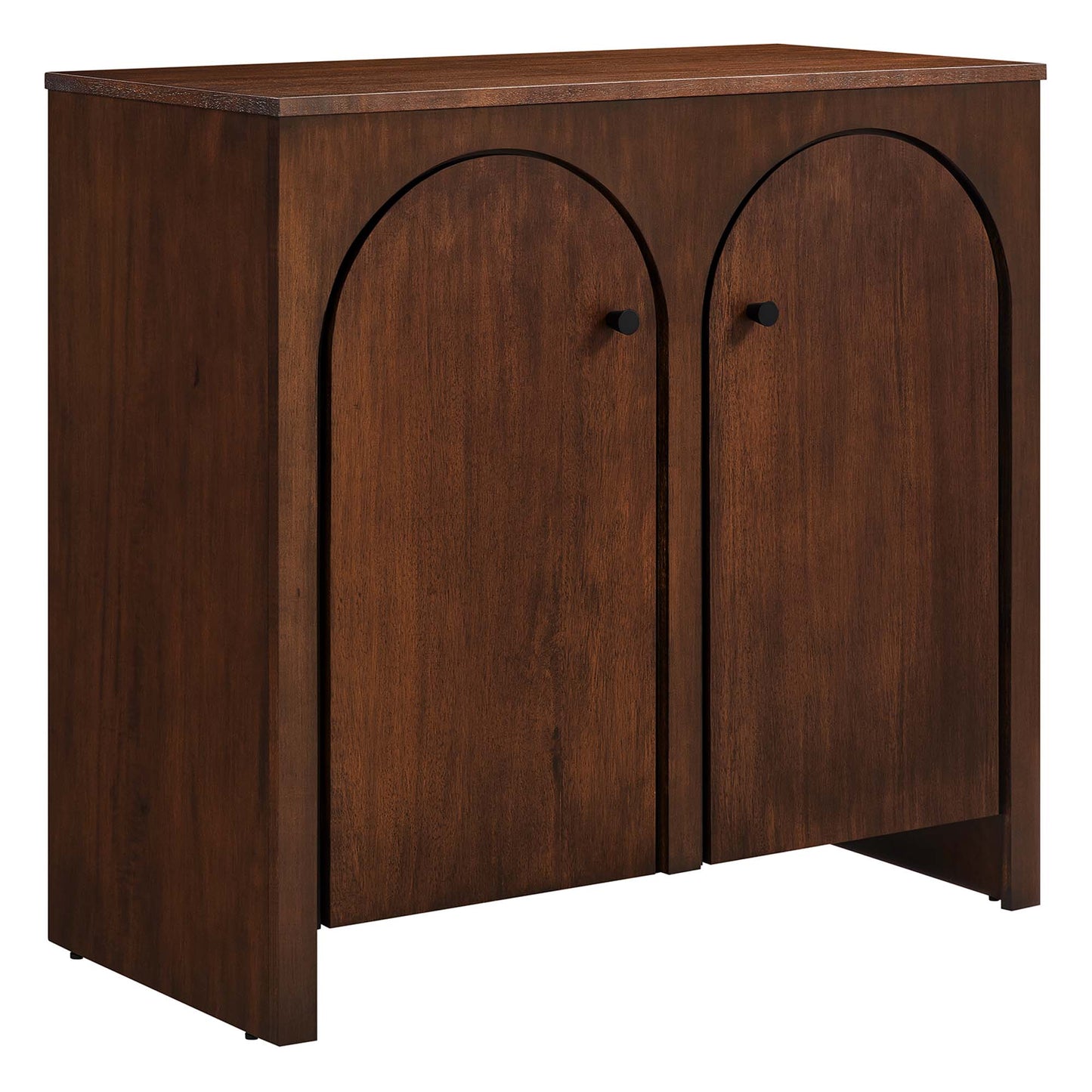 Appia 2-Door Arched Door Storage Cabinet by Furniture For America