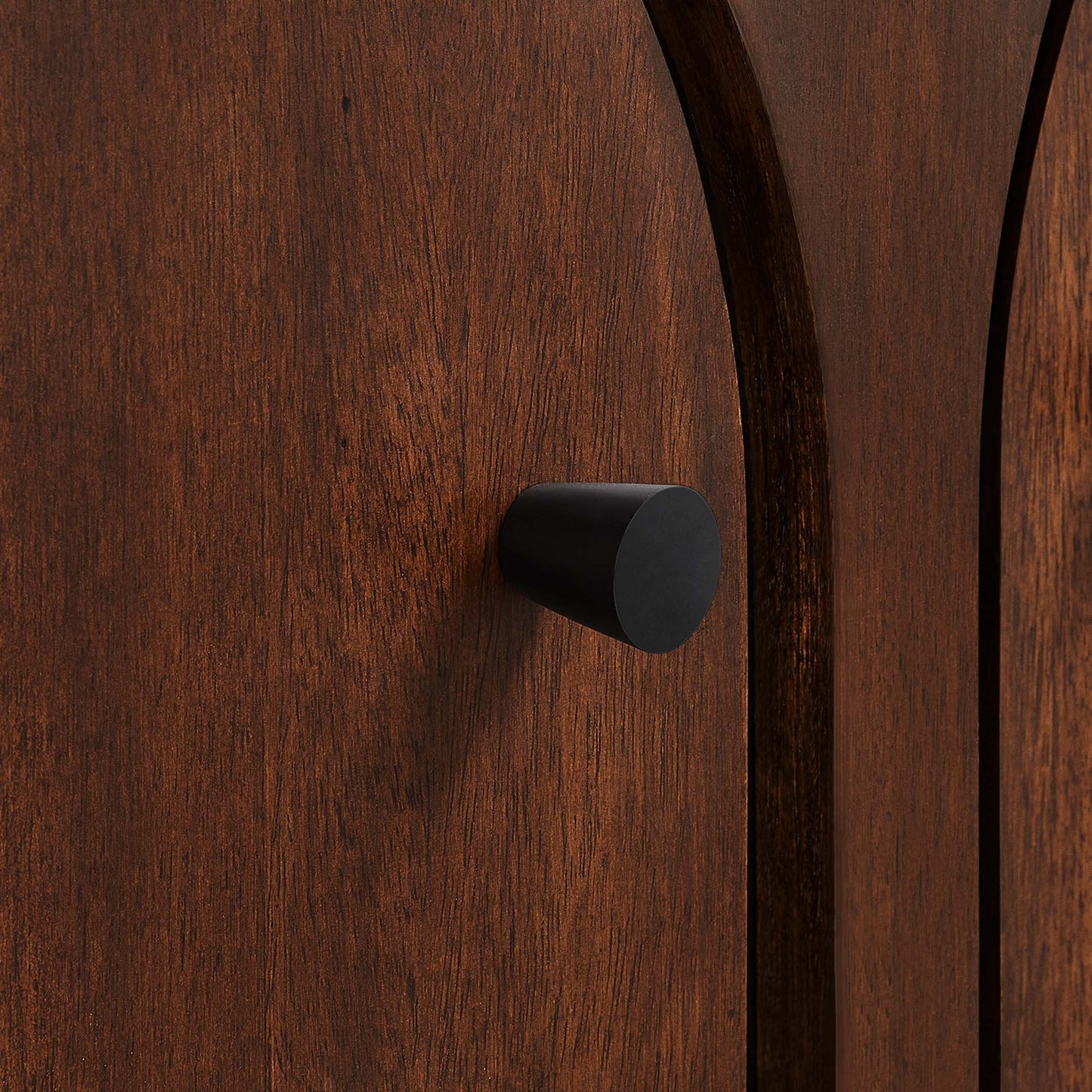 Appia 2-Door Arched Door Storage Cabinet by Furniture For America
