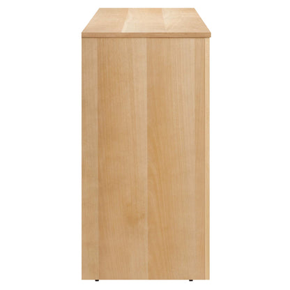 Appia Wood Grain 4-Door Sideboard Storage Cabinet by Furniture For America