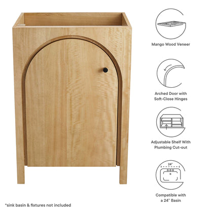 Appia 24" Bathroom Vanity Cabinet (Sink Basin Not Included) by Furniture For America