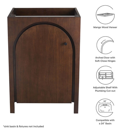 Appia 24" Bathroom Vanity Cabinet (Sink Basin Not Included) by Furniture For America