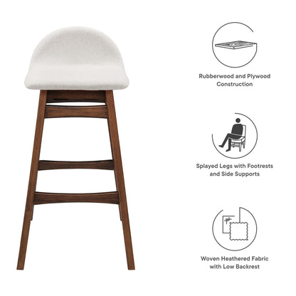 Juno Wood Bar Stool Set of 2 by Furniture For America