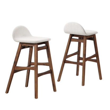 Juno Wood Bar Stool Set of 2 by Furniture For America