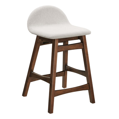 Juno Wood Counter Stool Set of 2 by Furniture For America