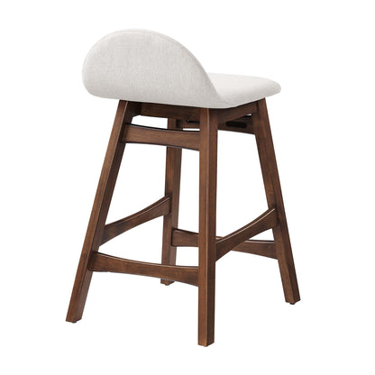 Juno Wood Counter Stool Set of 2 by Furniture For America