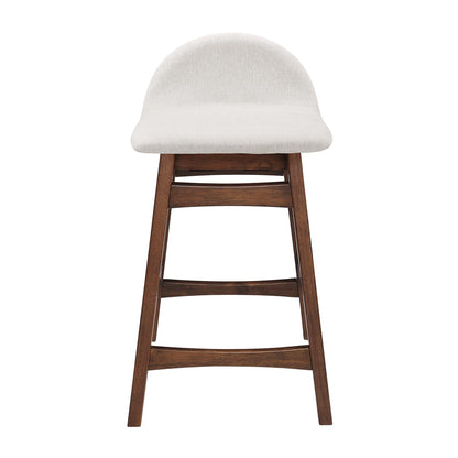 Juno Wood Counter Stool Set of 2 by Furniture For America