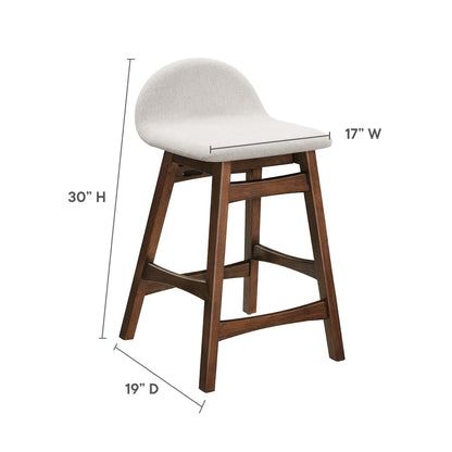 Juno Wood Counter Stool Set of 2 by Furniture For America
