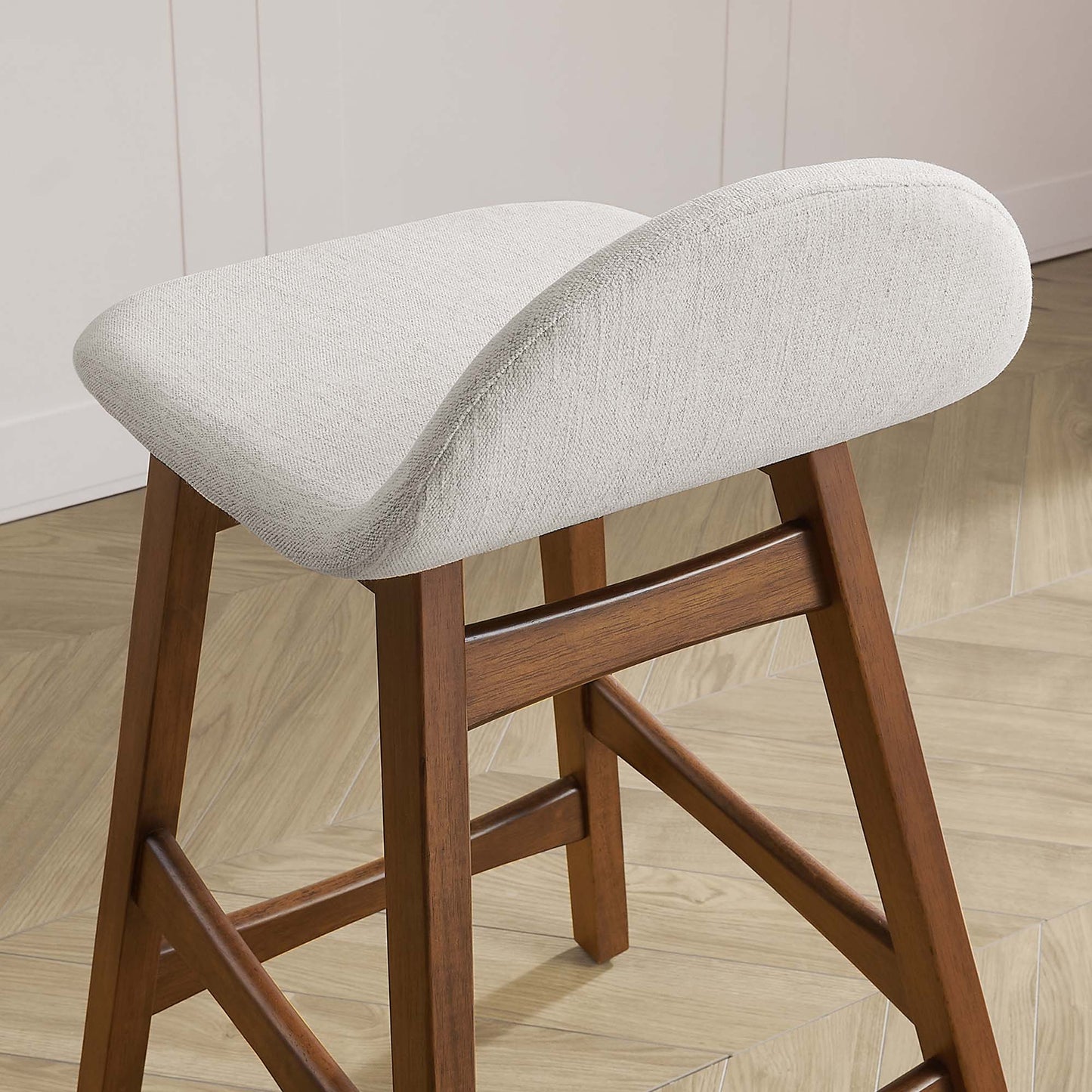 Juno Wood Counter Stool Set of 2 by Furniture For America