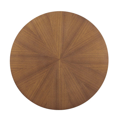 Crossroads Round Wood Coffee Table by Furniture For America