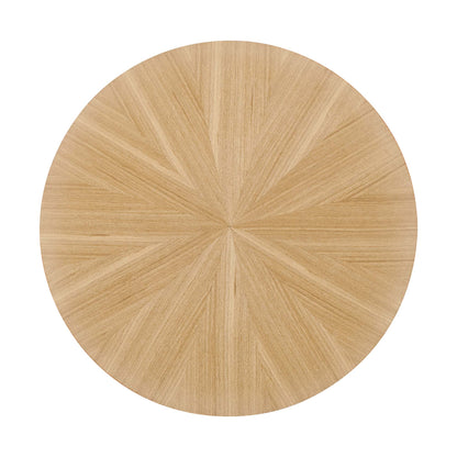 Crossroads 24" Round Wood Side Table by Furniture For America