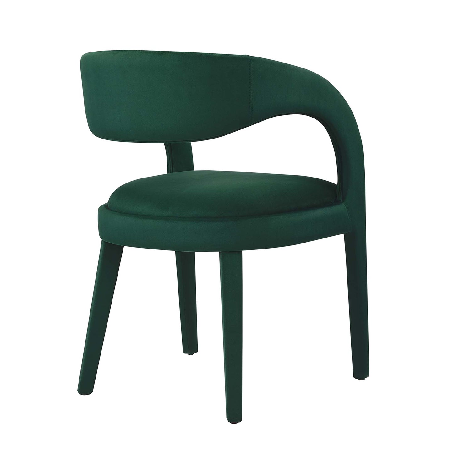 Pinnacle Performance Velvet Dining Chair Set of 2 by Furniture for America