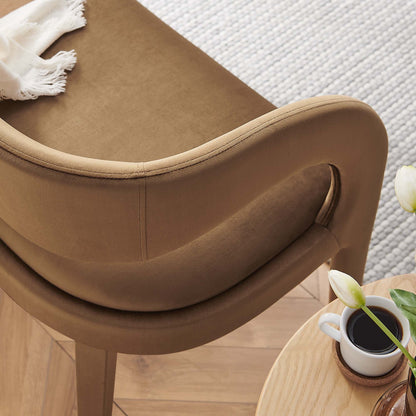 Pinnacle Performance Velvet Accent Bench by Furniture For America